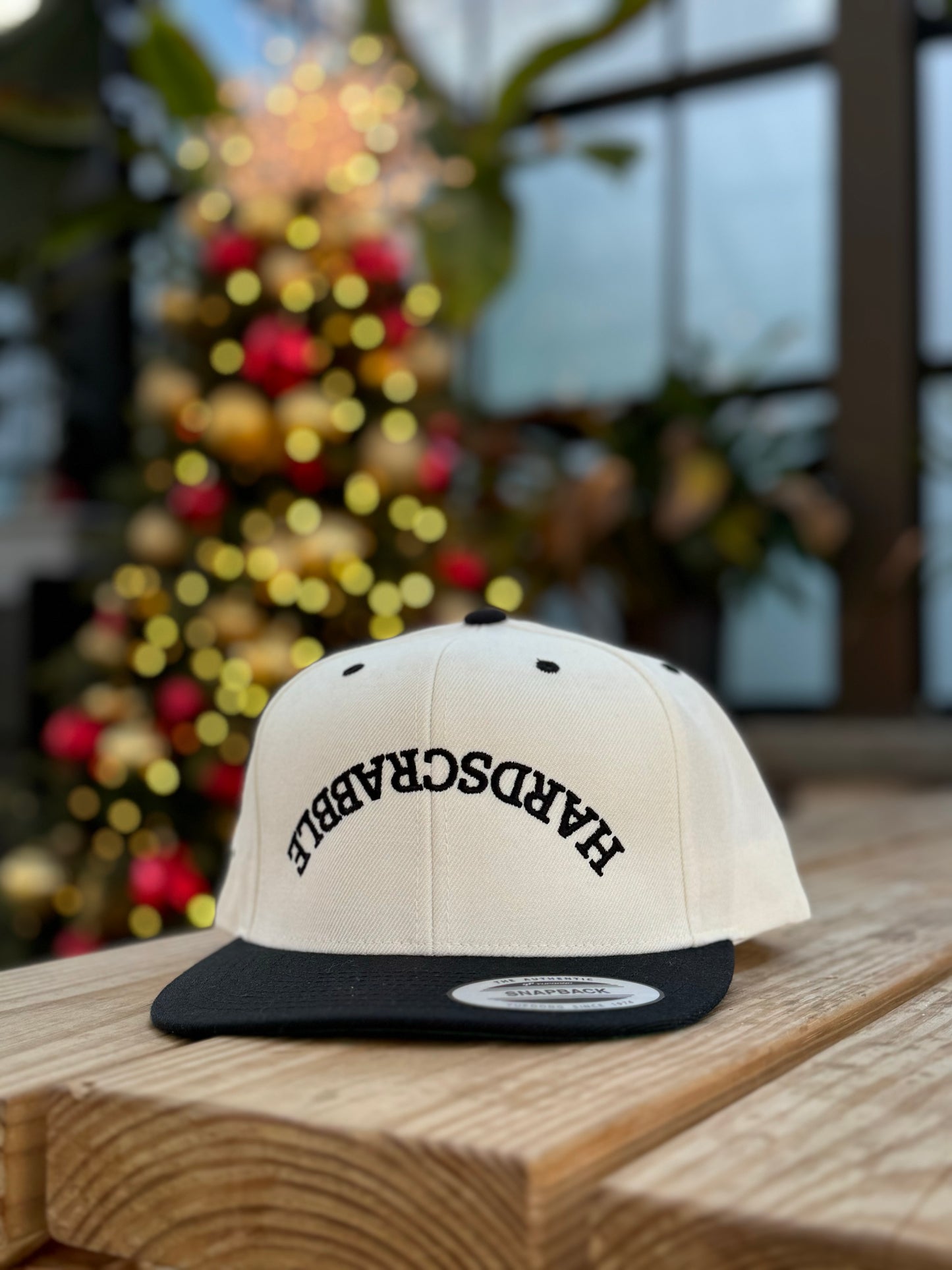 Flat Brim Hat - Upside Down Logo